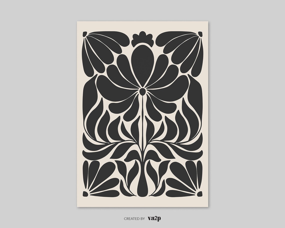 Norway Folk Art Scandinavian Botanical Art Print - Image 2