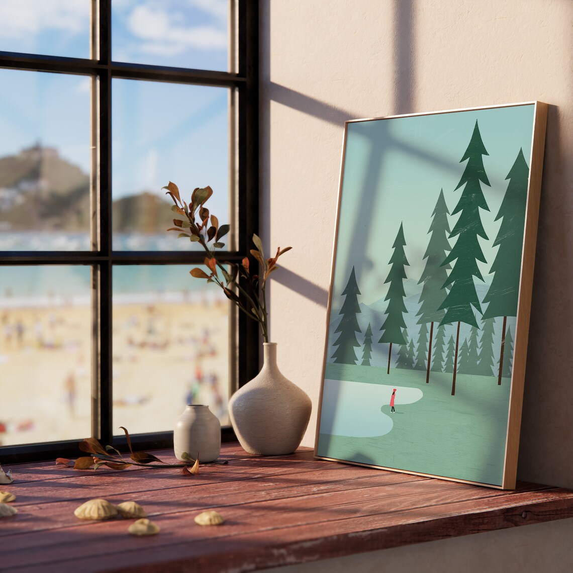 Forest Landscape Poster, Nature Wall Decoration - Image 3