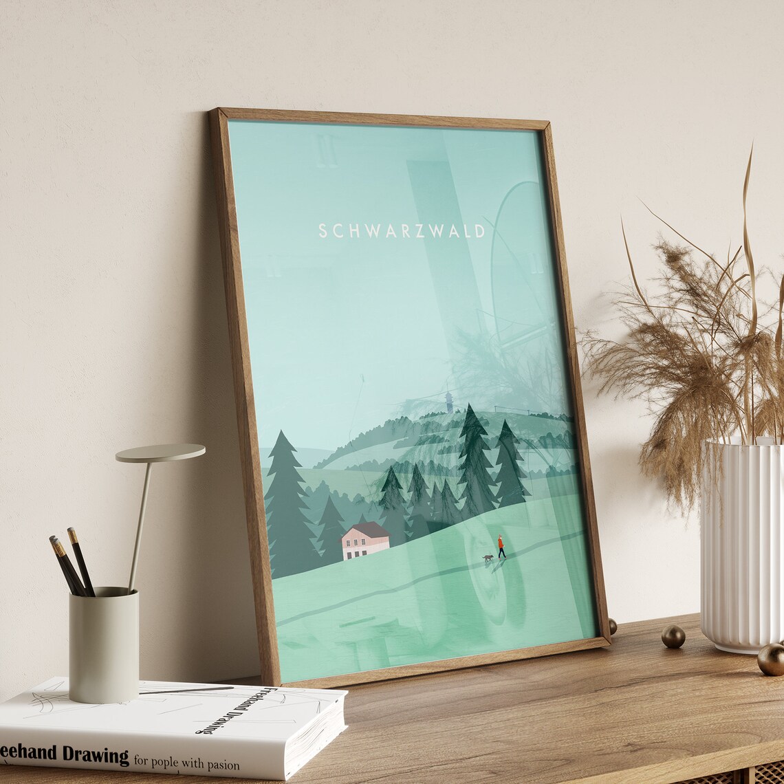 Black Forest Vintage Retro Travel Poster - Image 4