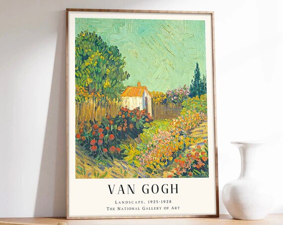 Van Gogh Poster Landscape 1825 1828 Impressionism Fine Art Print On Museum Quality Paper
