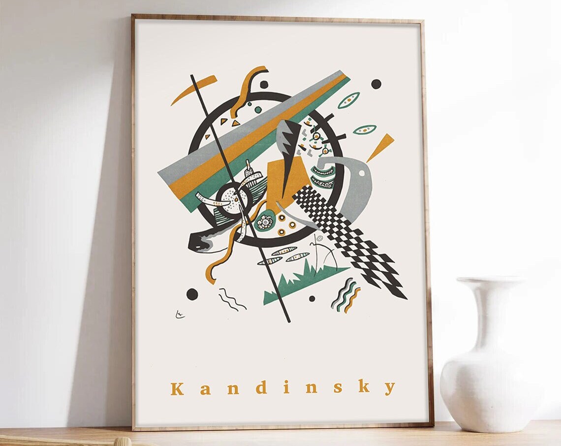 Kandinsky Small Worlds Abstract Art Poster