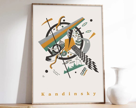 Kandinsky Small Worlds Abstract Art Poster