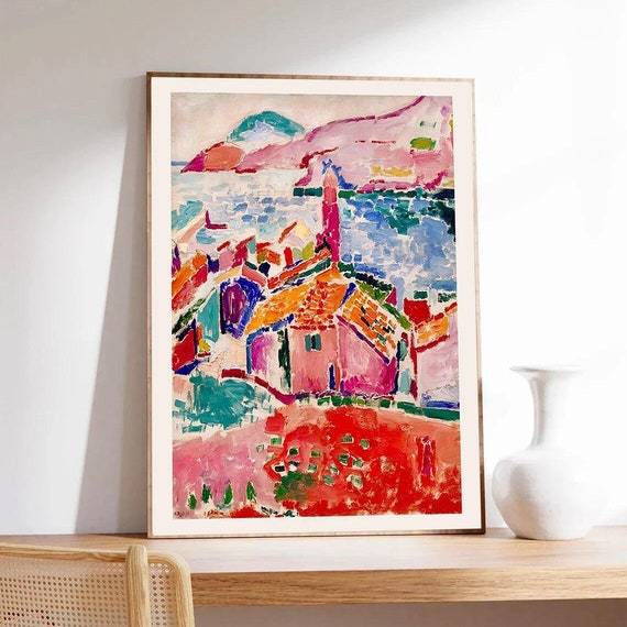 Matisse Poster The Roofs Of Collioure Nature Poster Henri Matisse Museum Quality Paper