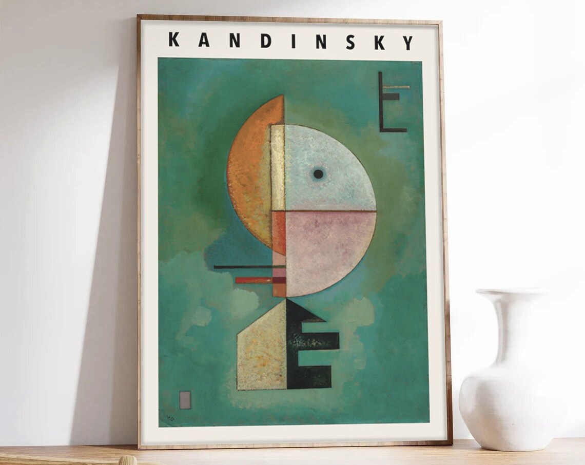 Kandinsky Upward Abstract Art Poster, Exhibition Print