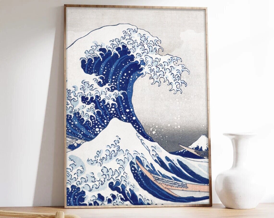 The Great Wave of Kanagawa Hokusai Art Print