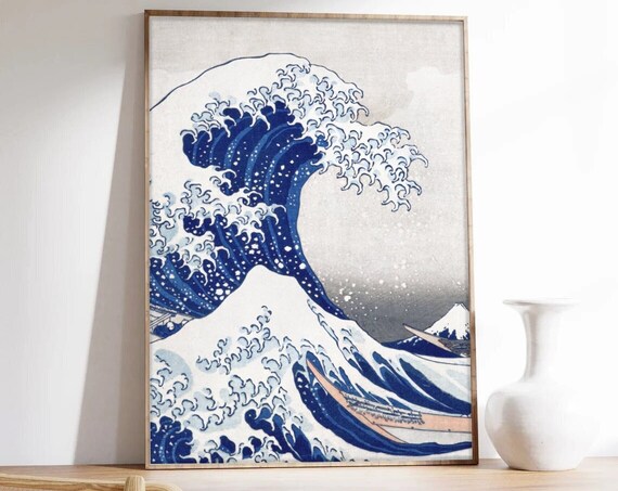 The Great Wave of Kanagawa Hokusai Art Print