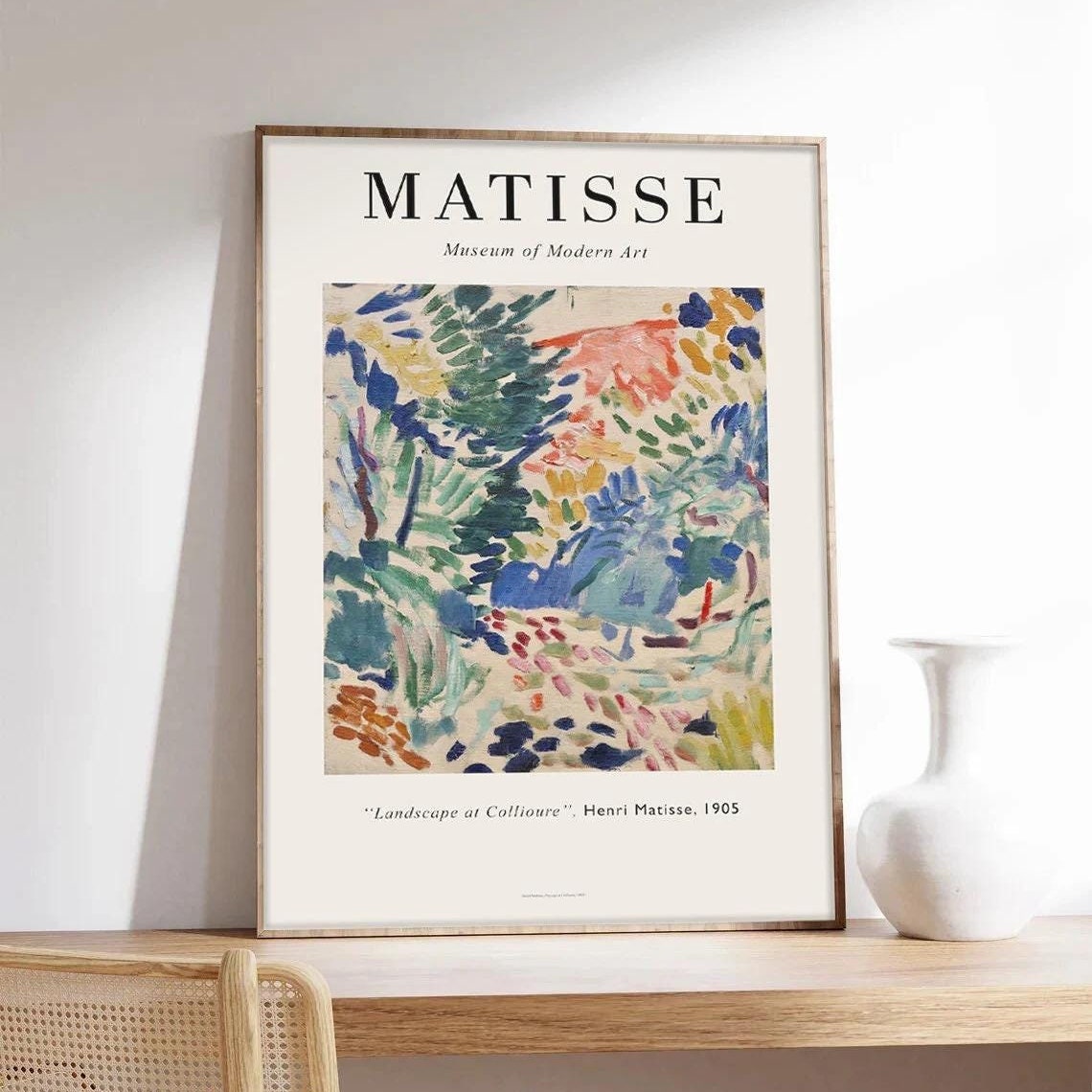 Matisse Landscape at Collioure 1905 Fauvist Museum Exhibition Poster