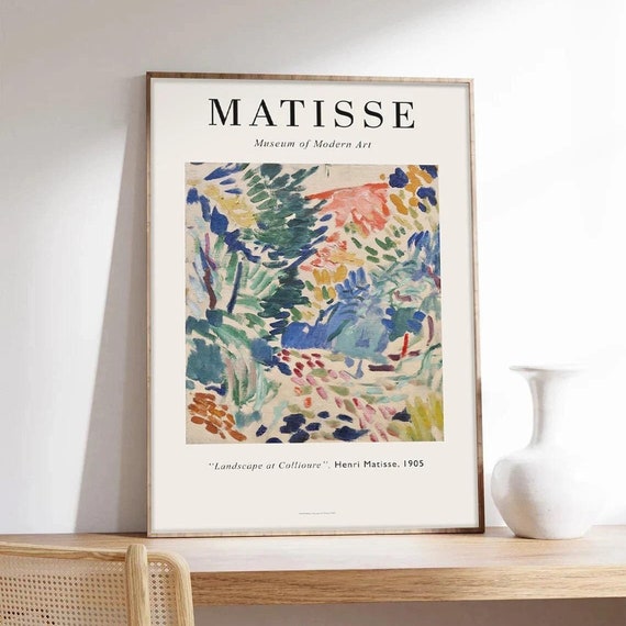 Matisse Poster Landscape At Collioure Henri Matisse Abstract Art Fine Art Print On Museum Quality Paper