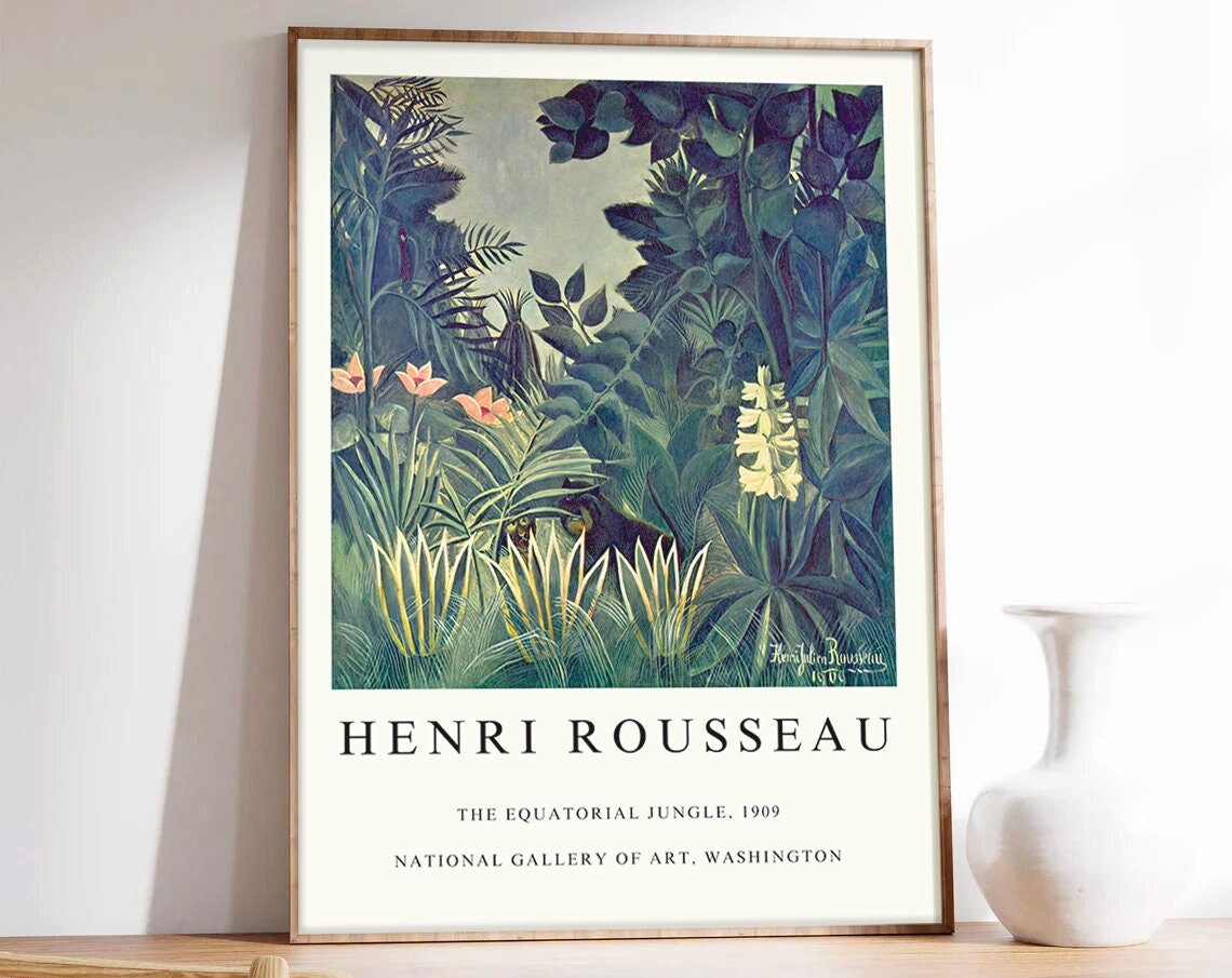 Douanier Rousseau Equatorial Jungle Art Print