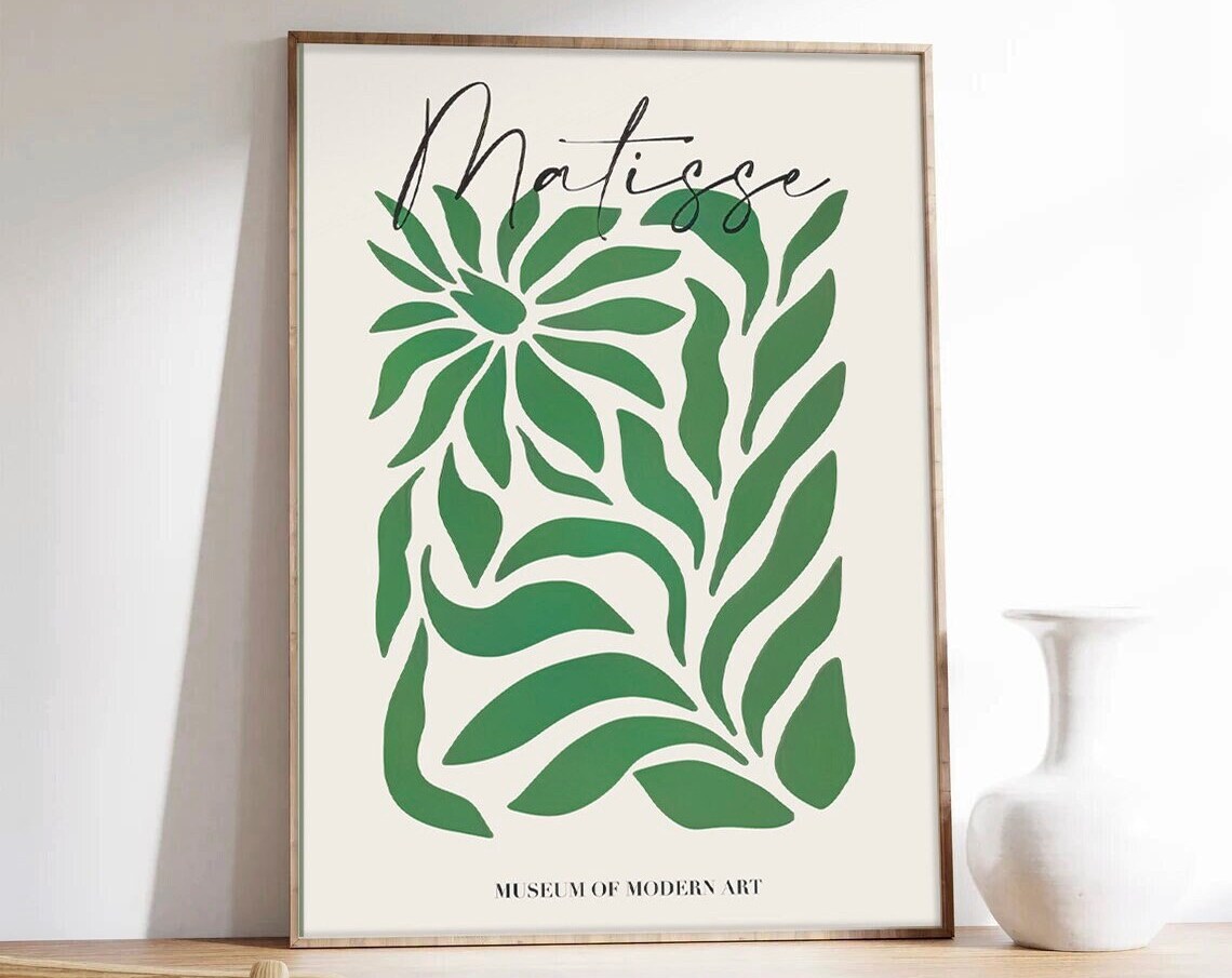 Matisse Abstract Art Poster Print, Museum Modern Art