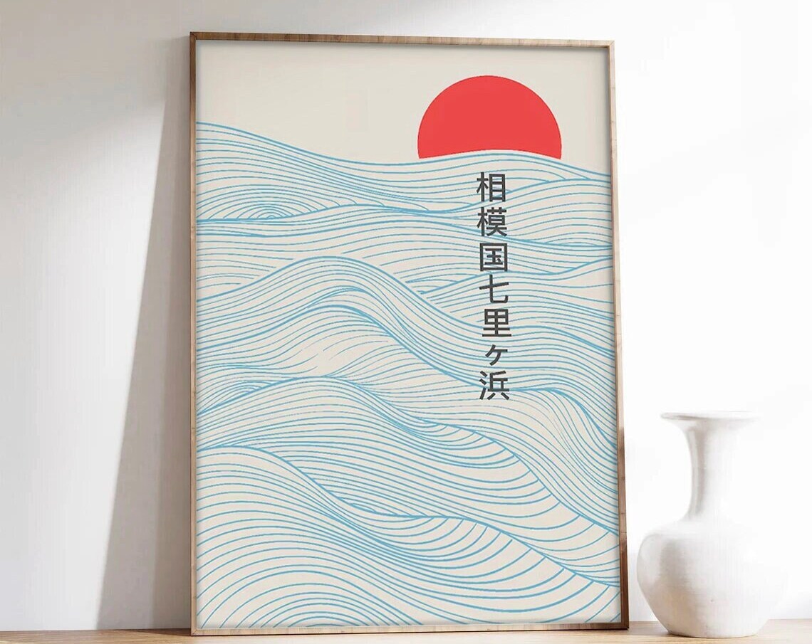 Hokusai Japanese Waves Museum Quality Art Print