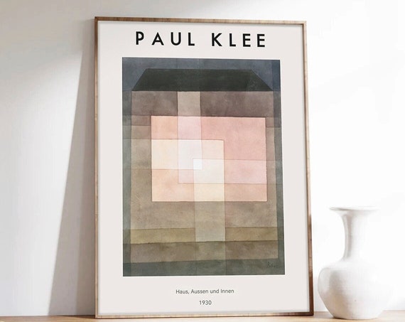 Paul Klee Poster Abstract Art Klee Poster Abstract Poster Exhibition Poster Museum Quality Art Printing On Paper