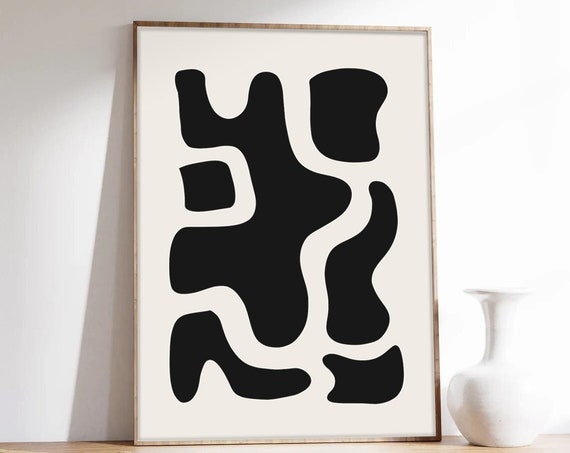 Minimalist Abstract Lines Poster Art Print