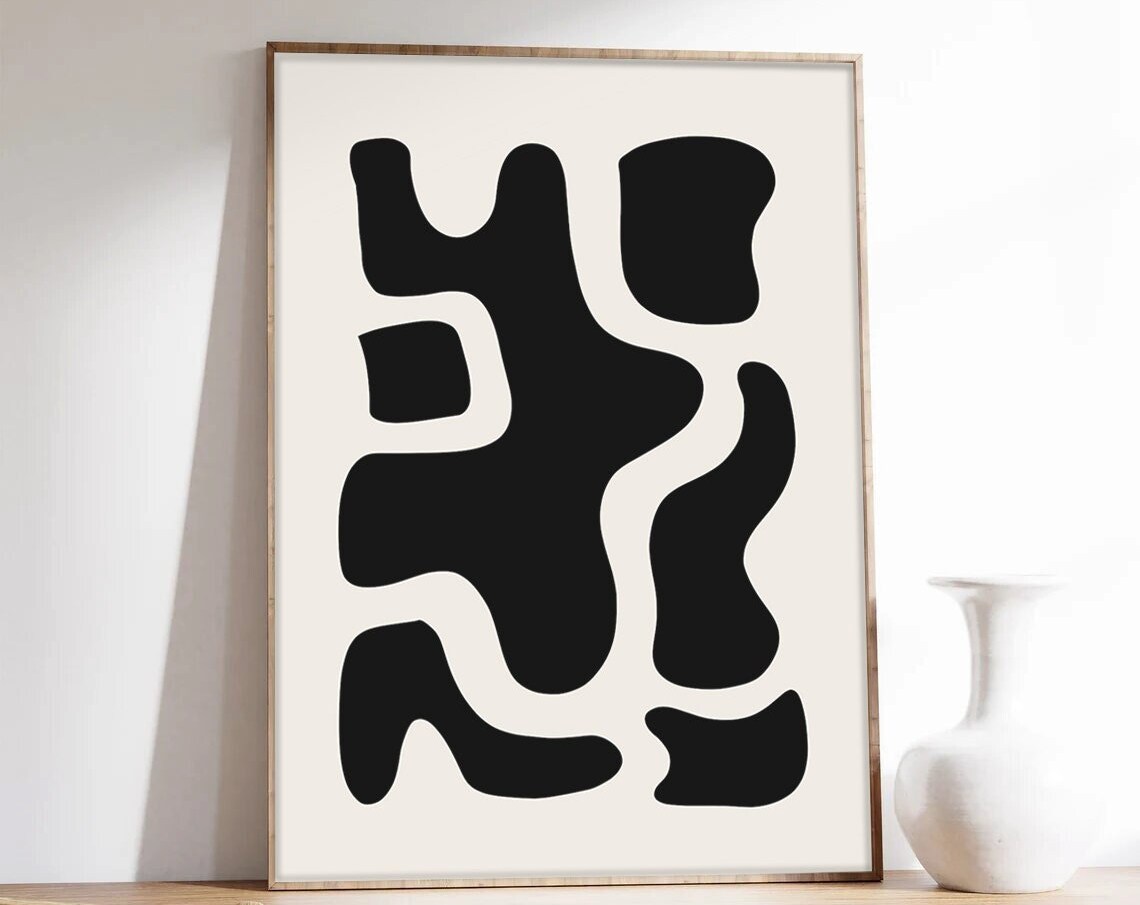 Minimalist Abstract Lines Poster Art Print