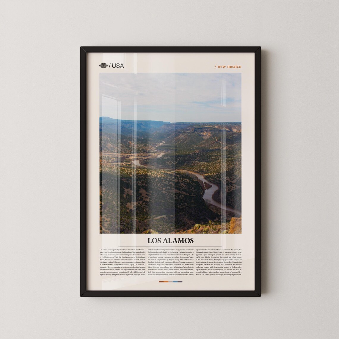Los Alamos New Mexico High Desert Landscape Art Print