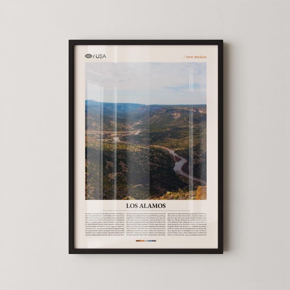 Los Alamos New Mexico High Desert Landscape Art Print