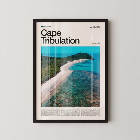 Cape Tribulation Print Wall Art Poster Photography Australian Tropical Rainforest