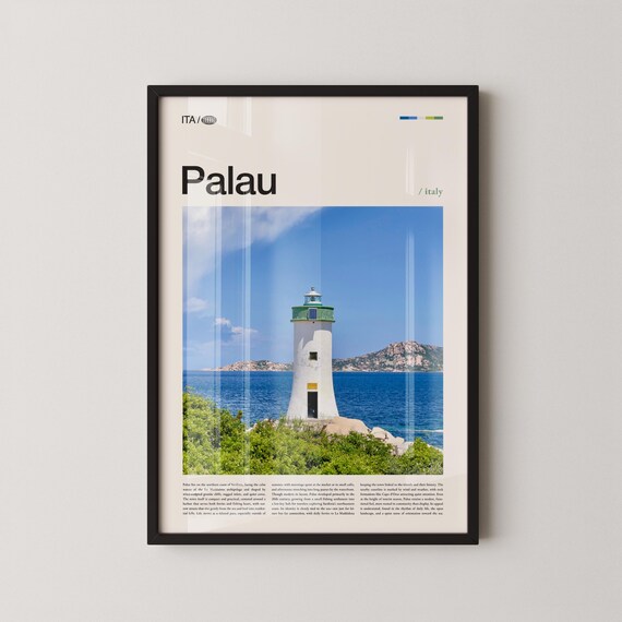 Palau Print Wall Art Poster Photography Pacific Island Landscape Tropical Ocean Decor