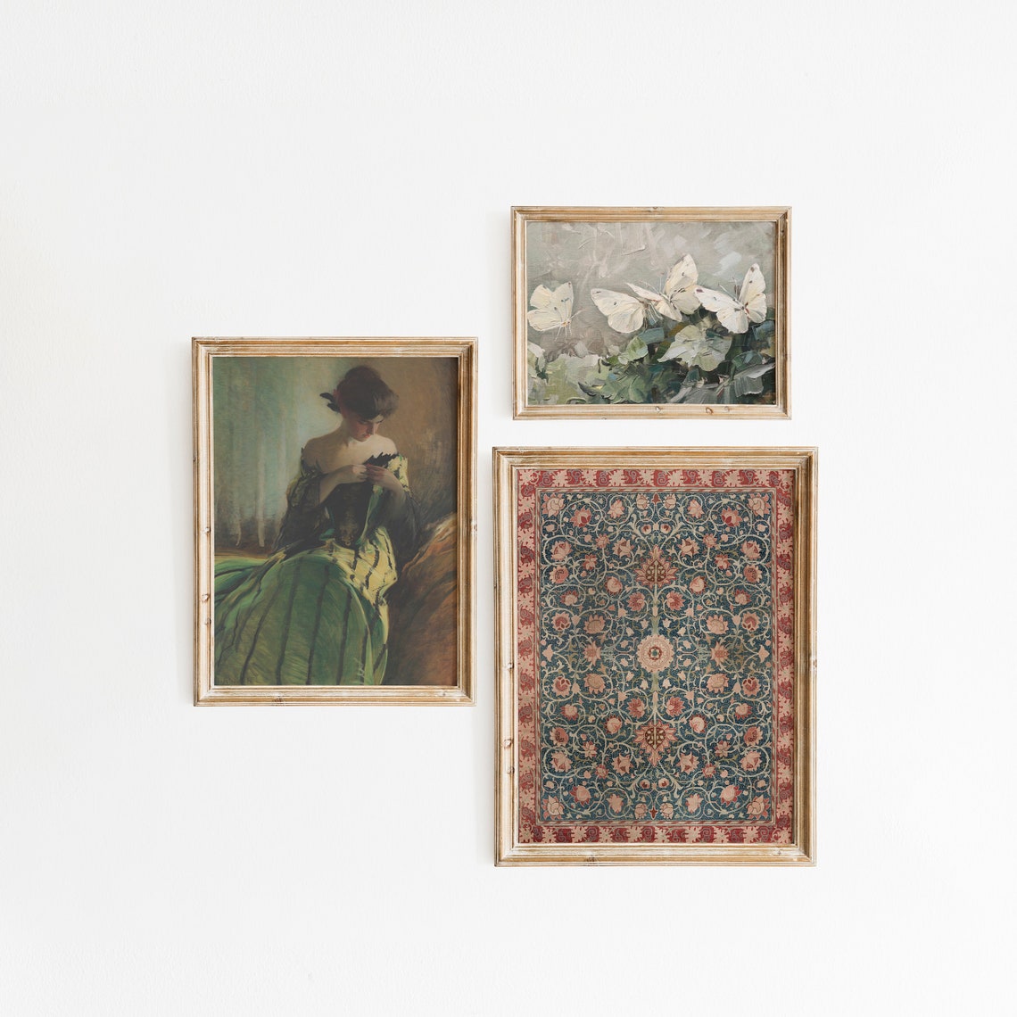 Set of 10 Vintage French Country Spring Artworks Gallery Poster - Image 4