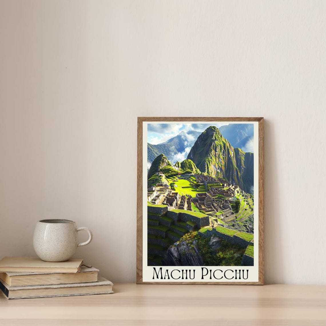Machu Picchu Poster with Ancient Incan Ruins and Mountain Peaks - Image 4