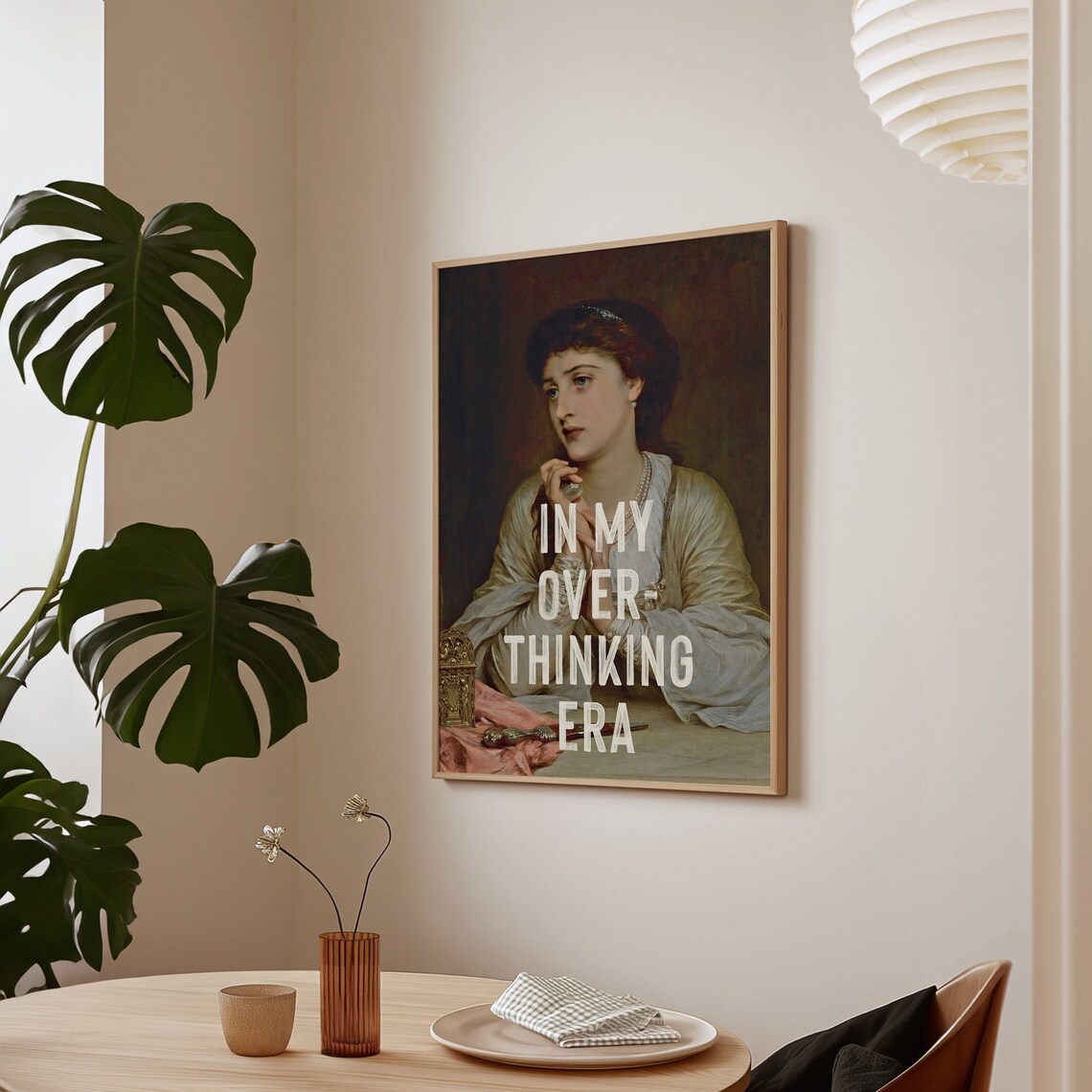 In My Overthinking Era Funny Anxiety Quote Print - Image 2