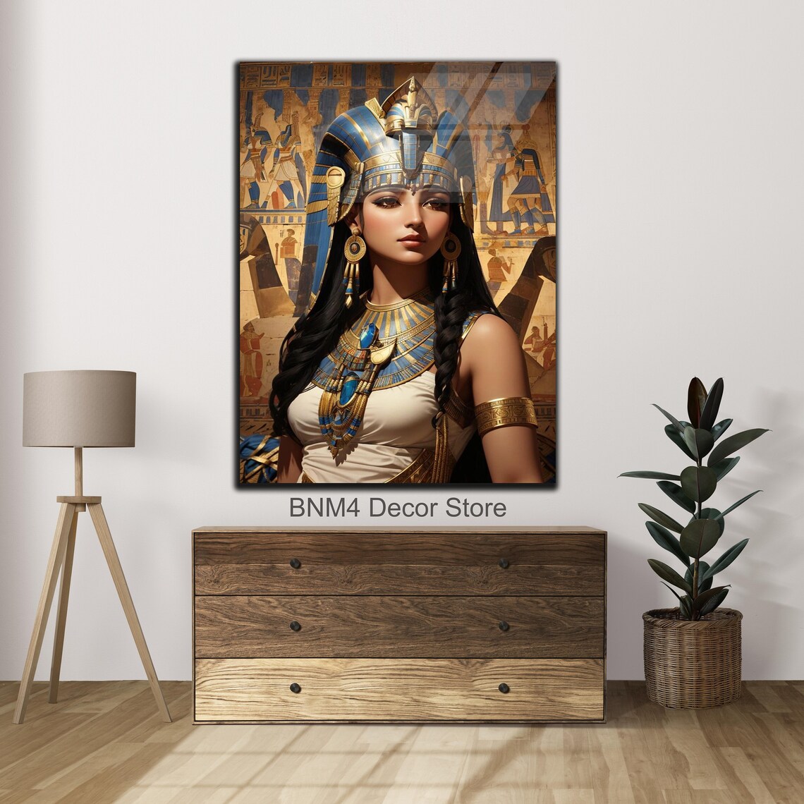 Cleopatra Egyptian Woman, Ancient Egypt Wall Art Print