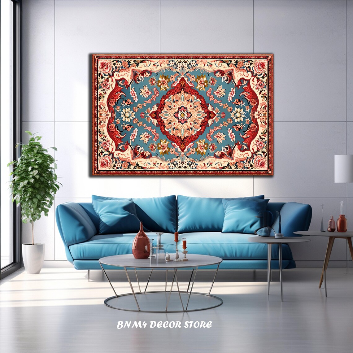 Turkish Ethnic Patterned Tempered Glass Art Ethnic Patterned Glass Art Wall Hanging Housewarming Gift Anatolian Wall Art Home Decor