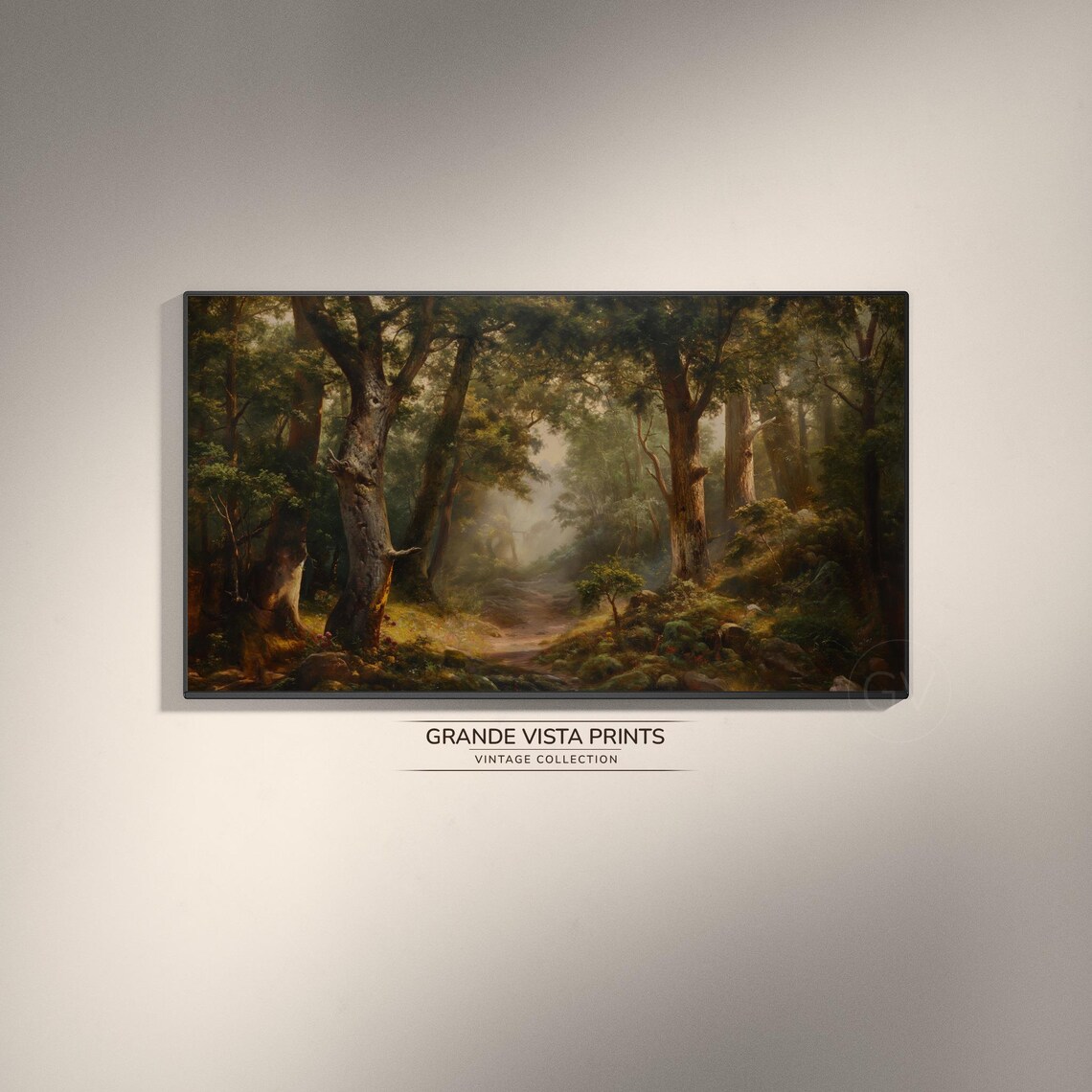 Frame Tv Art Backwoods Forest Path Landscape Forest Farmhouse Decor Instant Frame Tv Art Gv4099