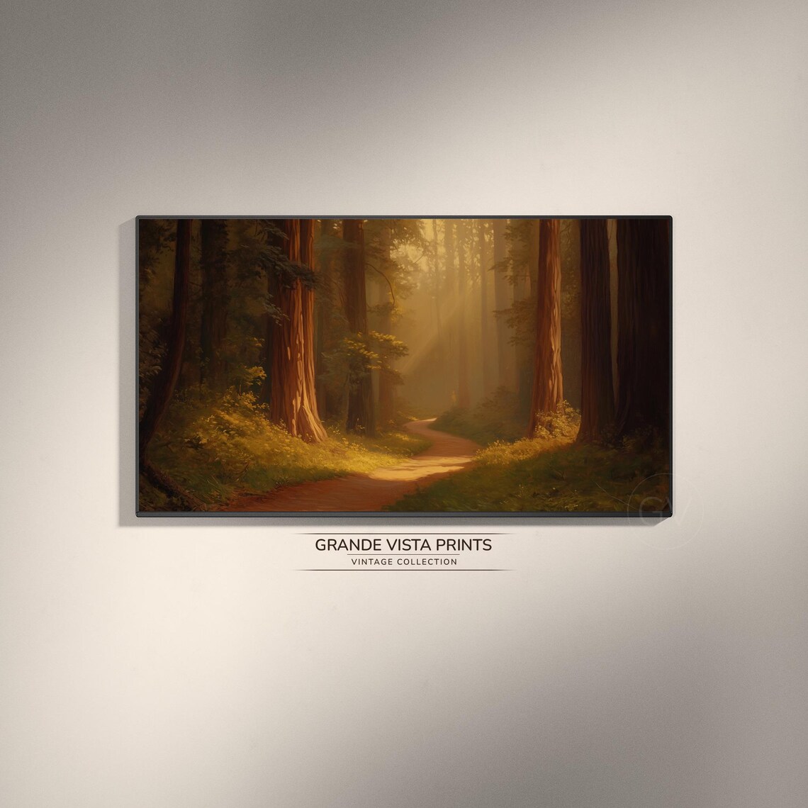 Sunny Forest Frame Tv Artwork Forest Wallpaper Forest Home Decor Gv4922