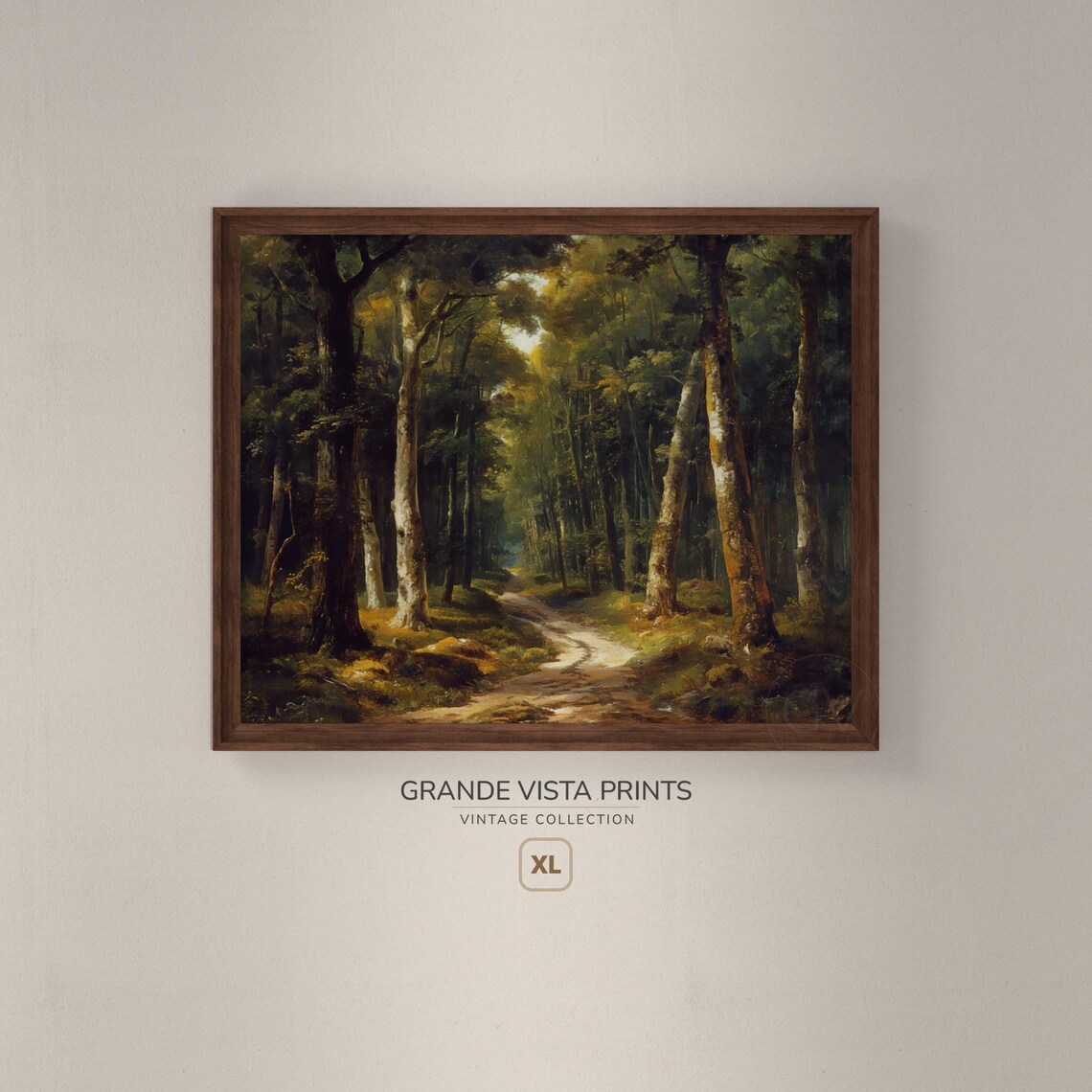 Extra Large Deep Forest Path Landscape Painting Large Print Instant Forest Painting Wall Decor Gv4932 - Image 4