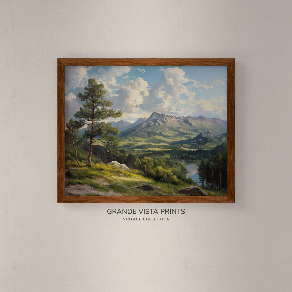 Mountain Painting Landscape Wall Art Instant Art Print Landscape Print Gv4184 - Image 4