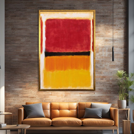 Mark Rothko Style Abstract Art Print