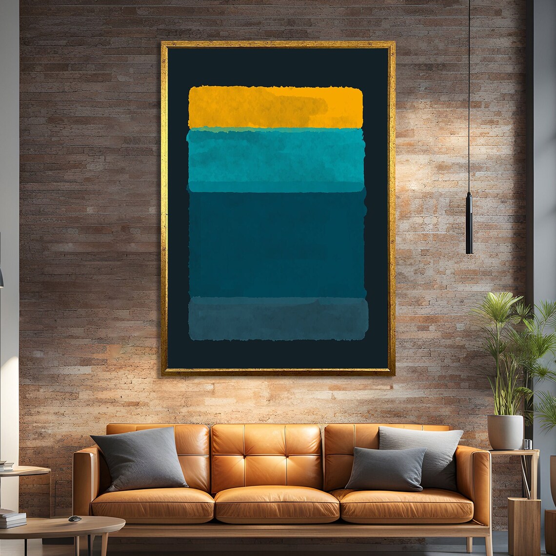 Mark Rothko Style Minimalist Abstract Art