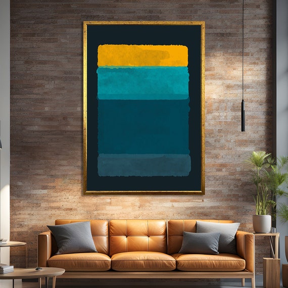 Mark Rothko Style Minimalist Abstract Art