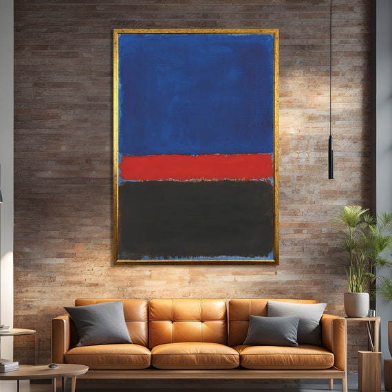 Mark Rothko Style Abstract Art Print