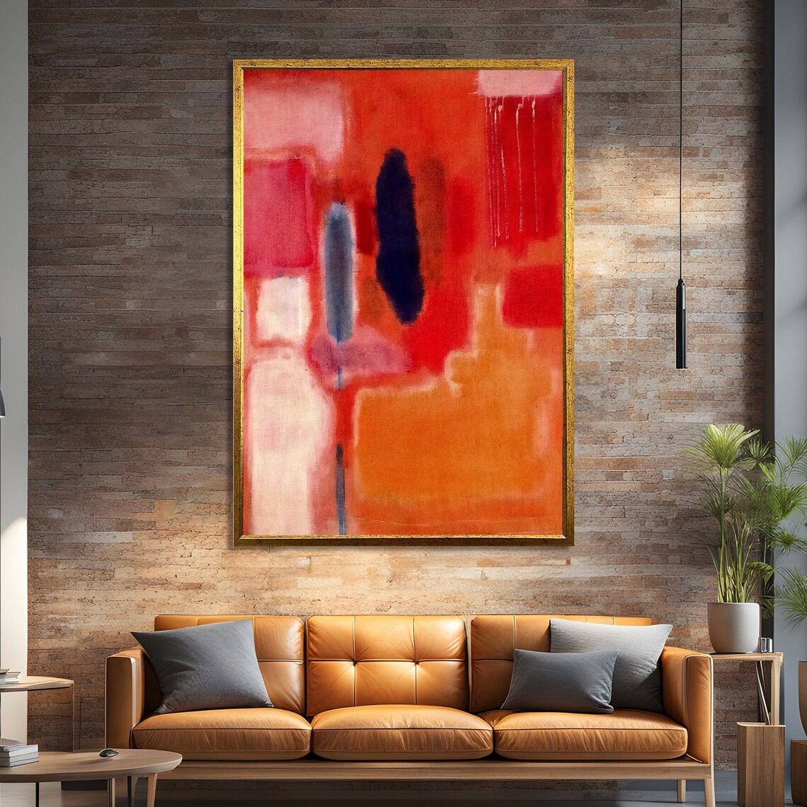 Mark Rothko Abstract Art Print, Modern Decor