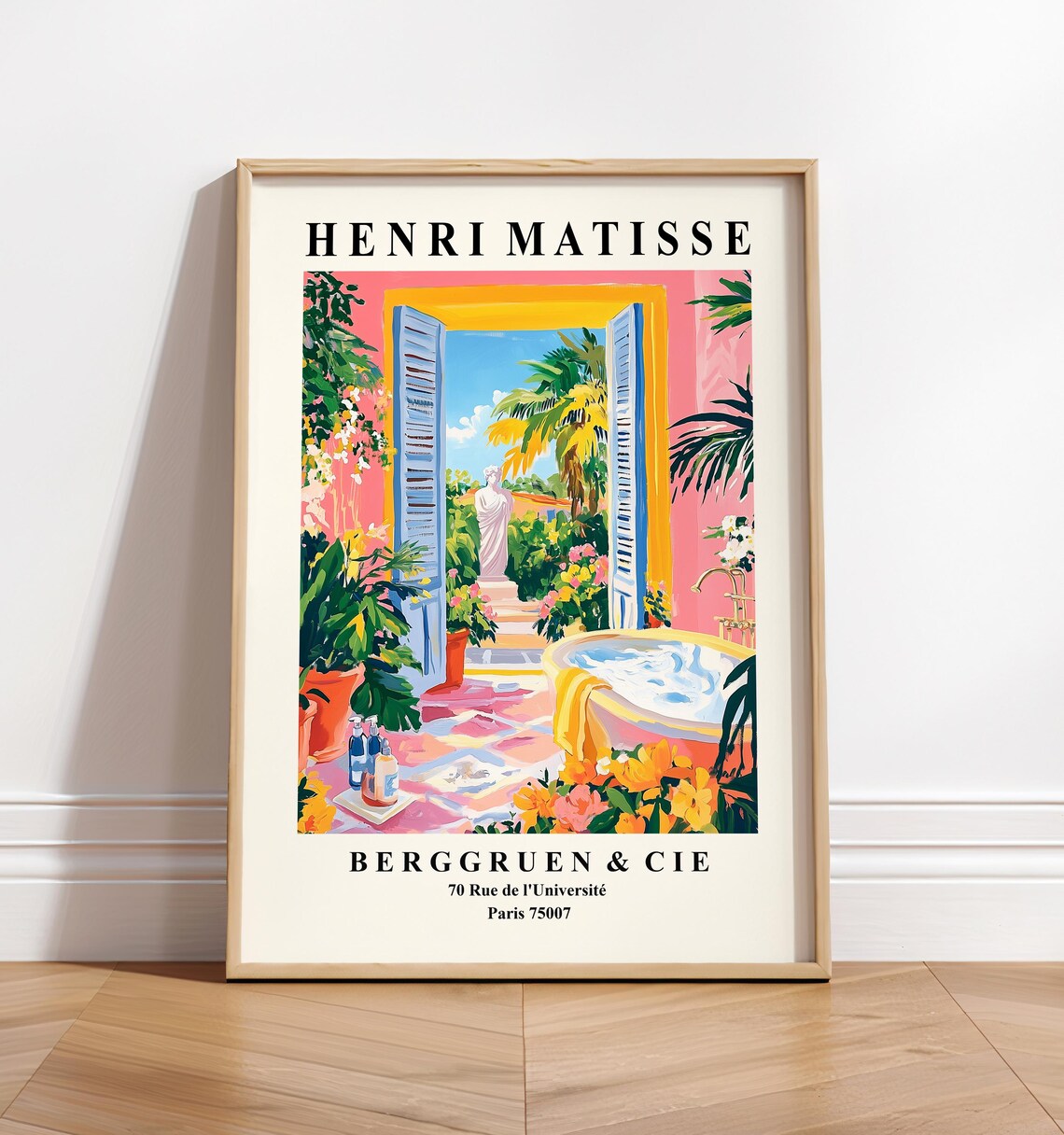 Henri Matisse Aesthetic Bathroom Art Print