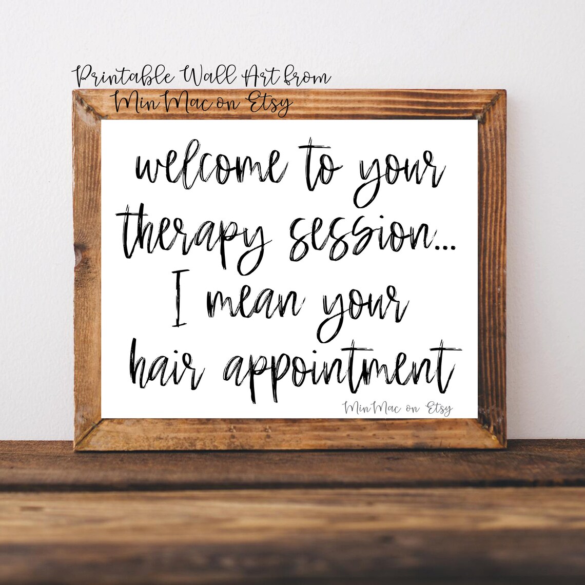 Hair Salon Decor Wall Art Sign, Beauty Stylist Print