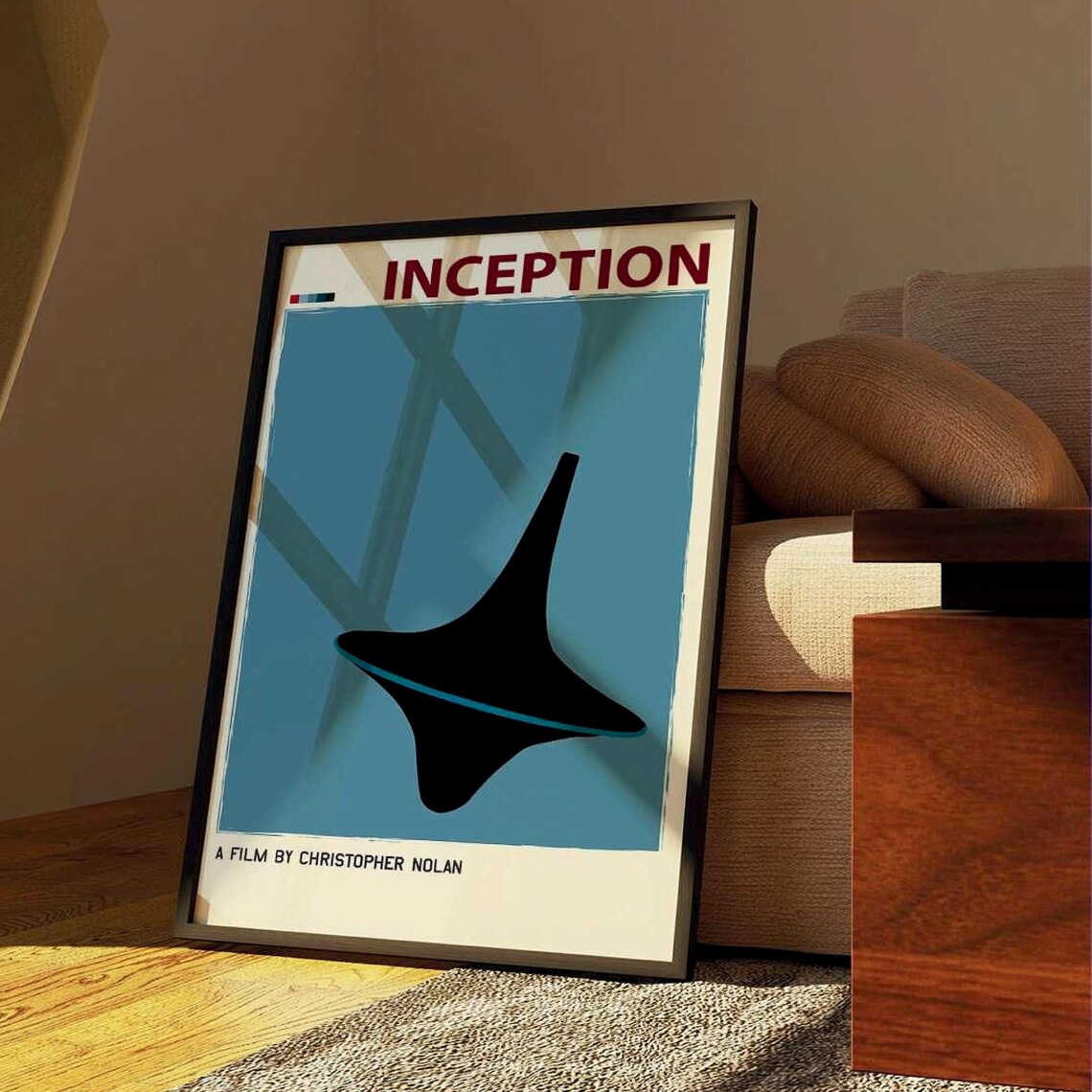 Inception Movie Poster, Abstract Vintage Wall Art - Image 3