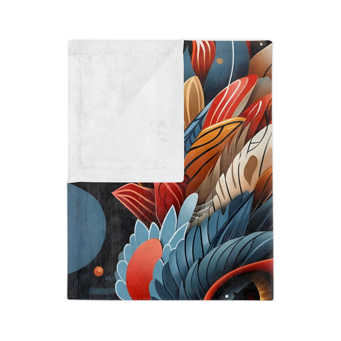 Colorful Feathered Dragon Fantasy Mythical Creature Art Poster - Image 3