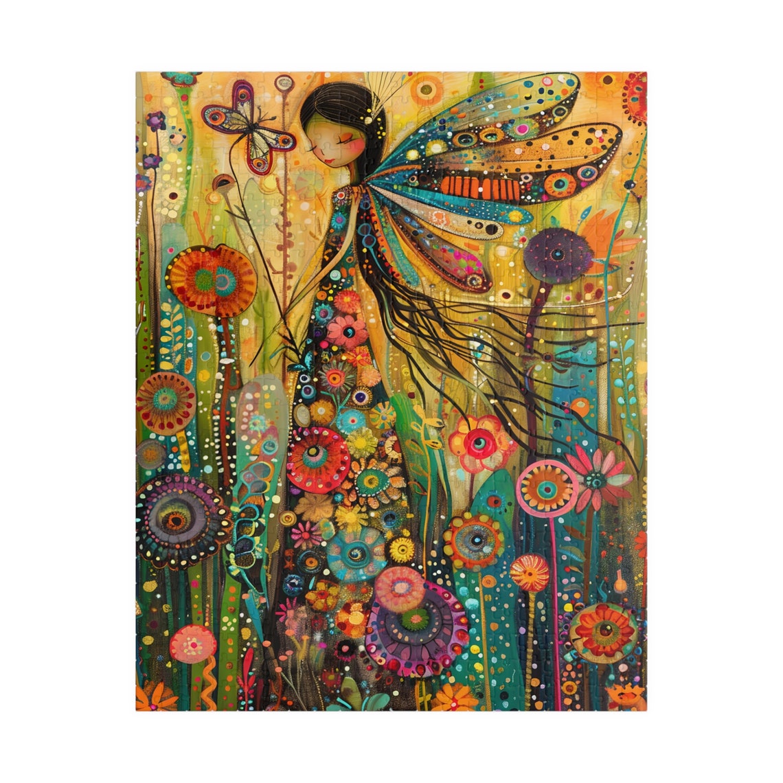 Fairy with Butterfly Wings Magical Garden Colorful Whimsy Poster - Image 5