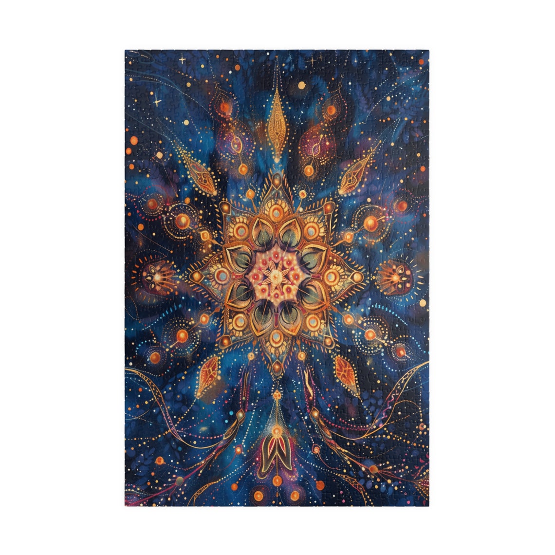 Celestial Mandala III Golden Ornaments Starry Night Sky Poster - Image 3