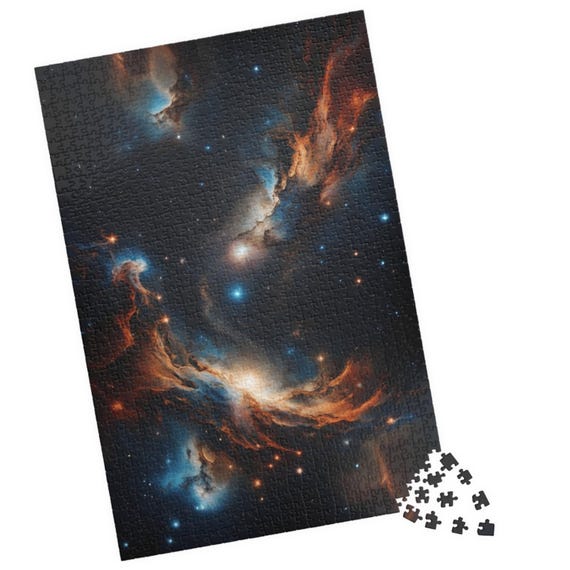 Cosmic Jigsaw Puzzle Galactic Mystery Space Fantasy Or Sci Fi Challenge Relaxing For One Fun For A Group Or Family Activity Great Gift