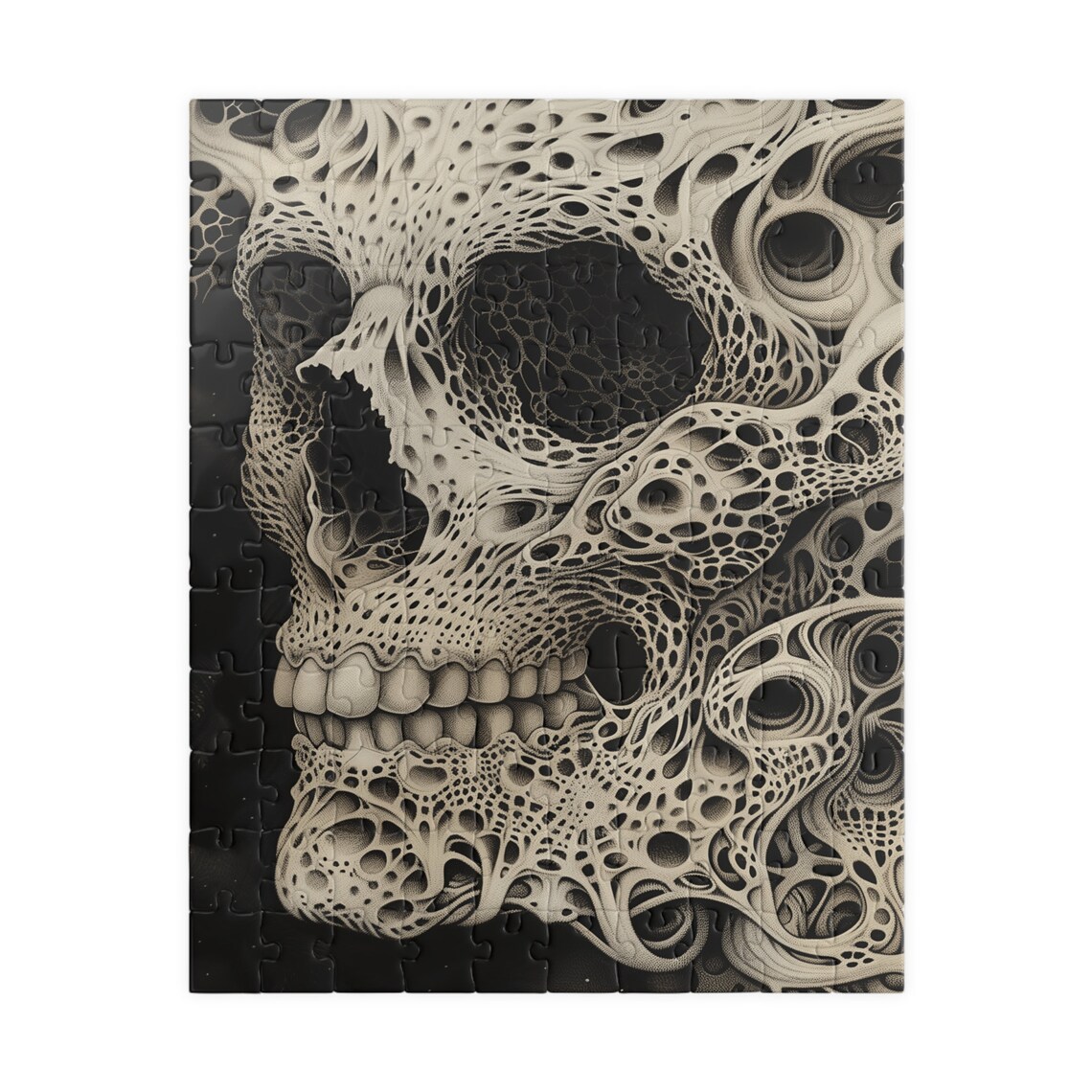 Fantasy Skull Sketch II Art Print, Gothic Dark Art - Image 5