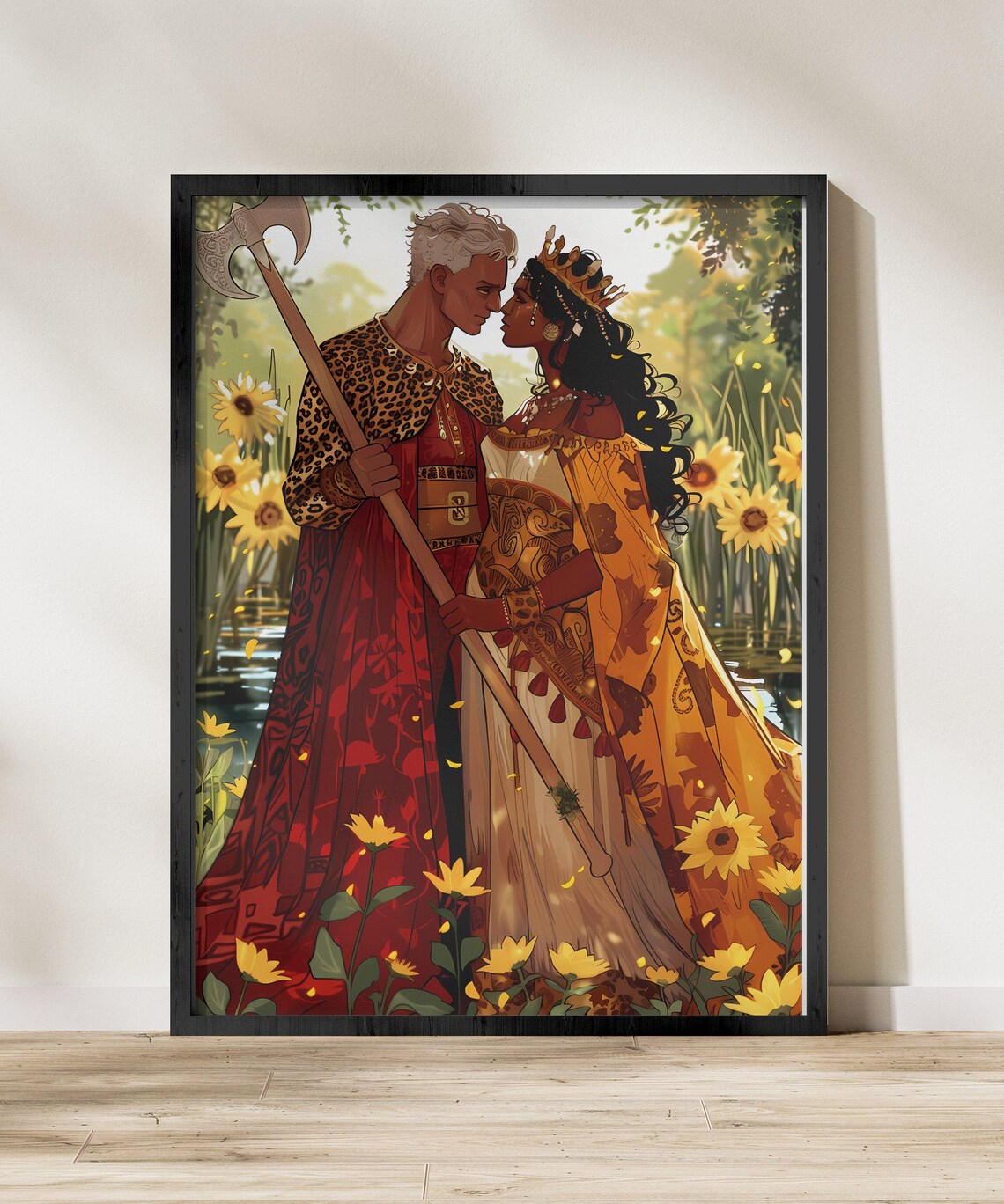 Orisha Art Print, Cuban Santeria Yoruba Spiritual Art