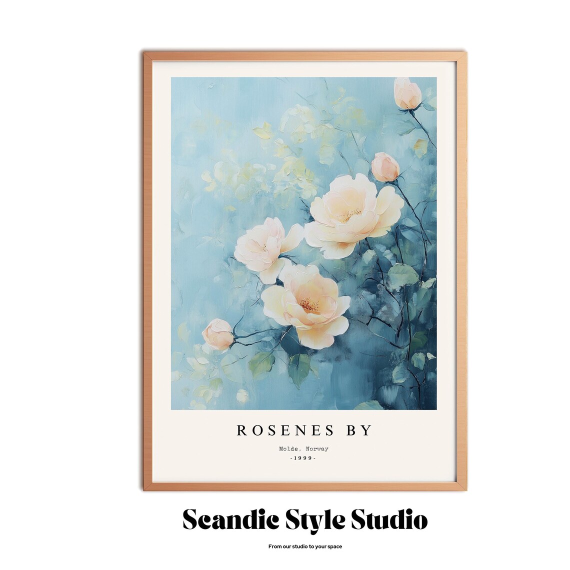 Floral Garden Painting, Boho Flower Market Art Print - Image 3