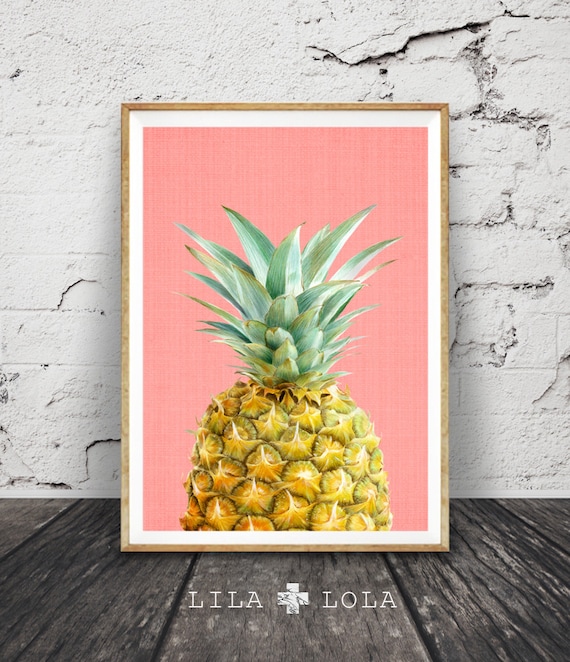 Pineapple Print, Modern Minimalist Art Print