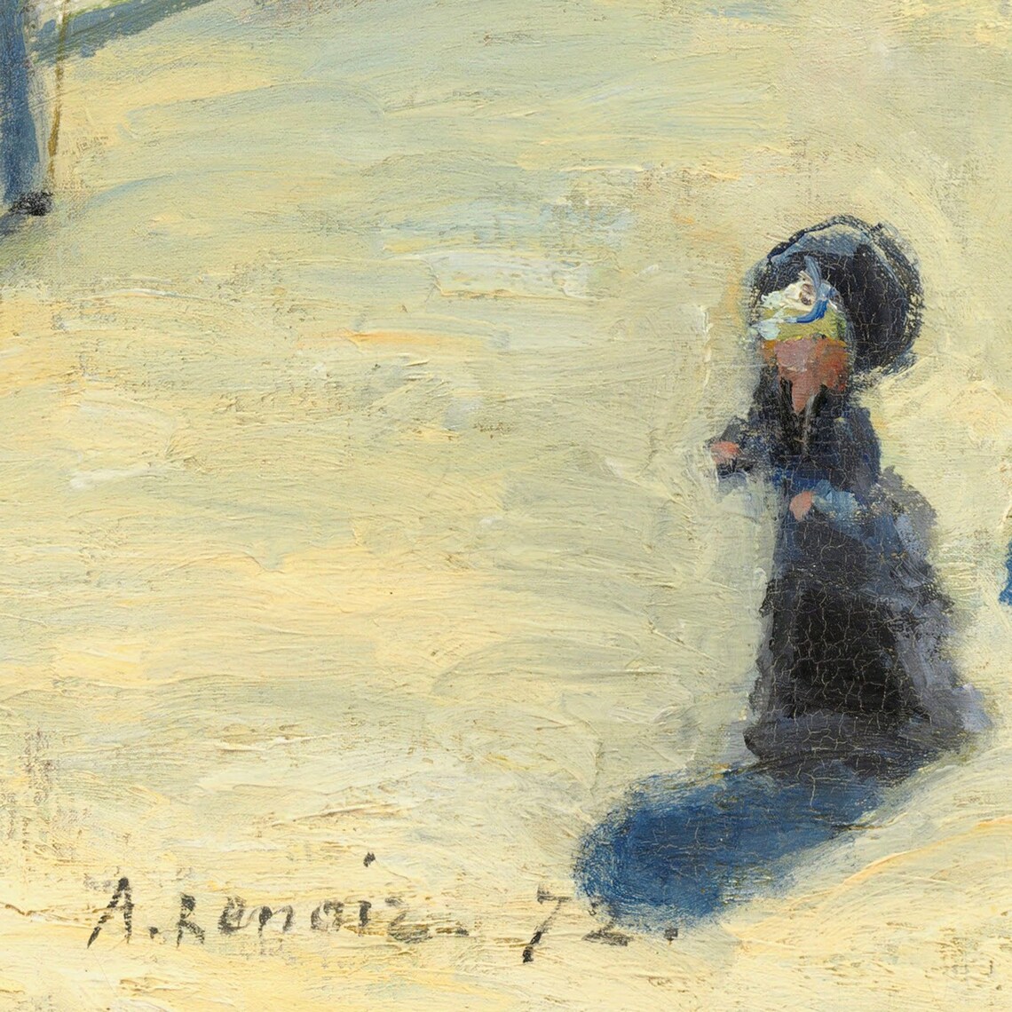 Pont Neuf by Auguste Renoir, Oil-Painting-Style Print - Image 2