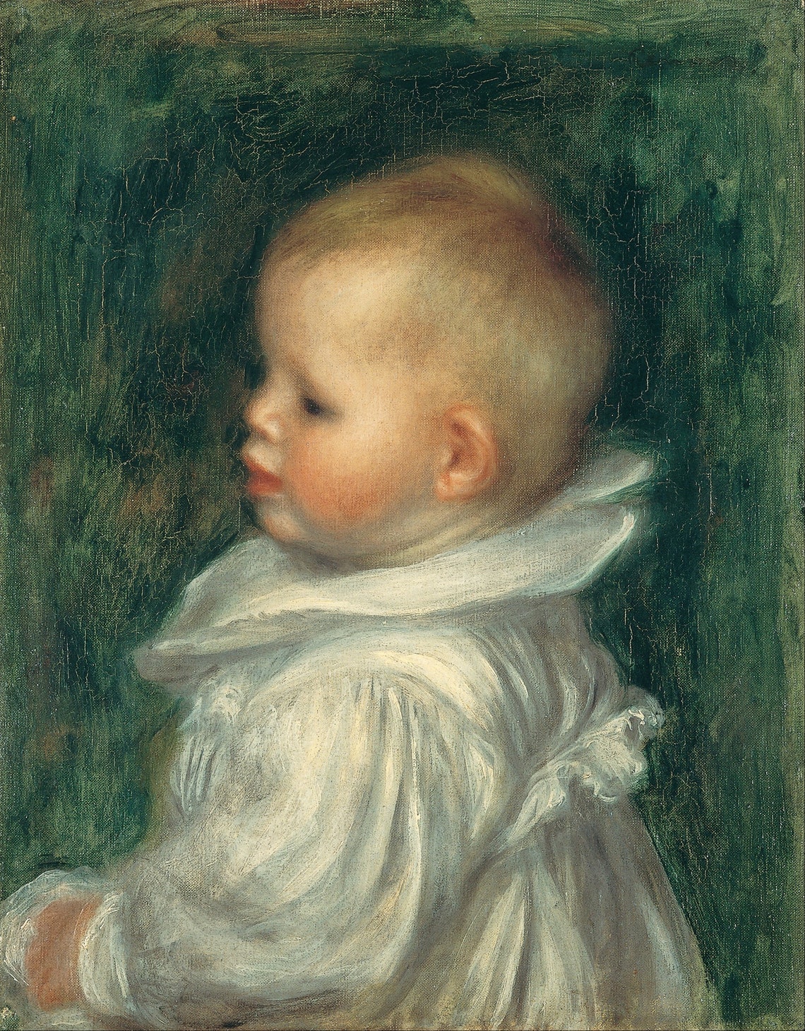 Pierre Renoir Baby Claude Portrait White Gown Impressionist Poster - Image 3