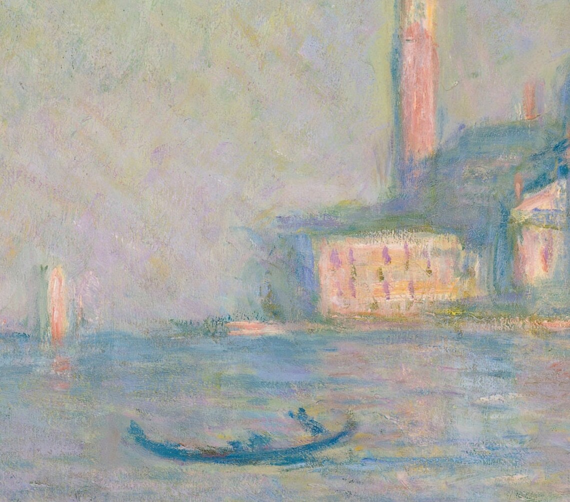 The Church of San Giorgio Maggiore by Claude Monet Venice Lagoon Poster - Image 3